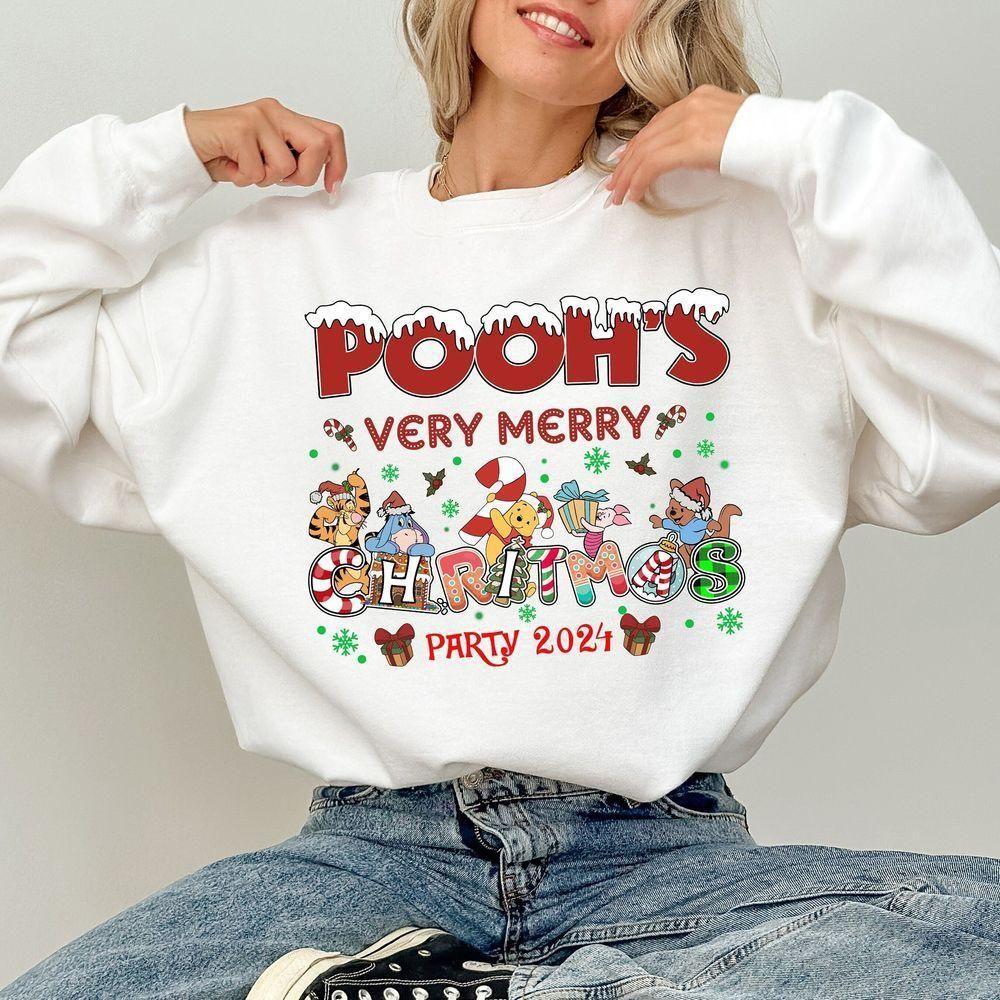 Xmas Party Winnie The Pooh Very Merry Christmas Vuitino Apparel Xmas Party Winnie The Pooh Very Merry Christmas Vuitino Apparel